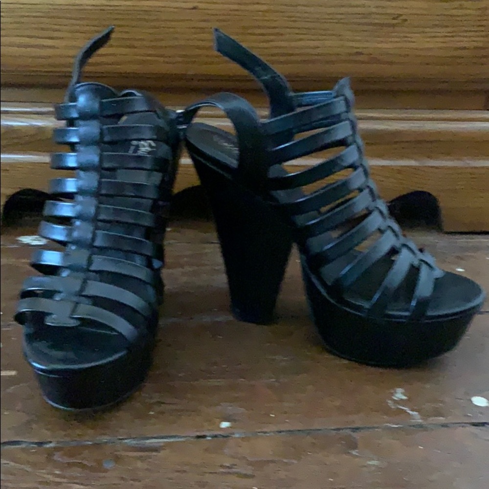 5”in chunky heel, worn once